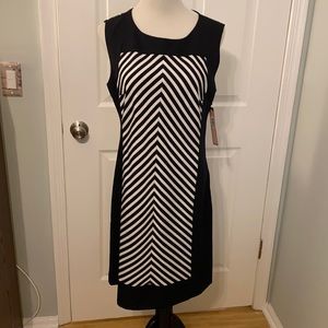 Brand New! Navy & White Dress